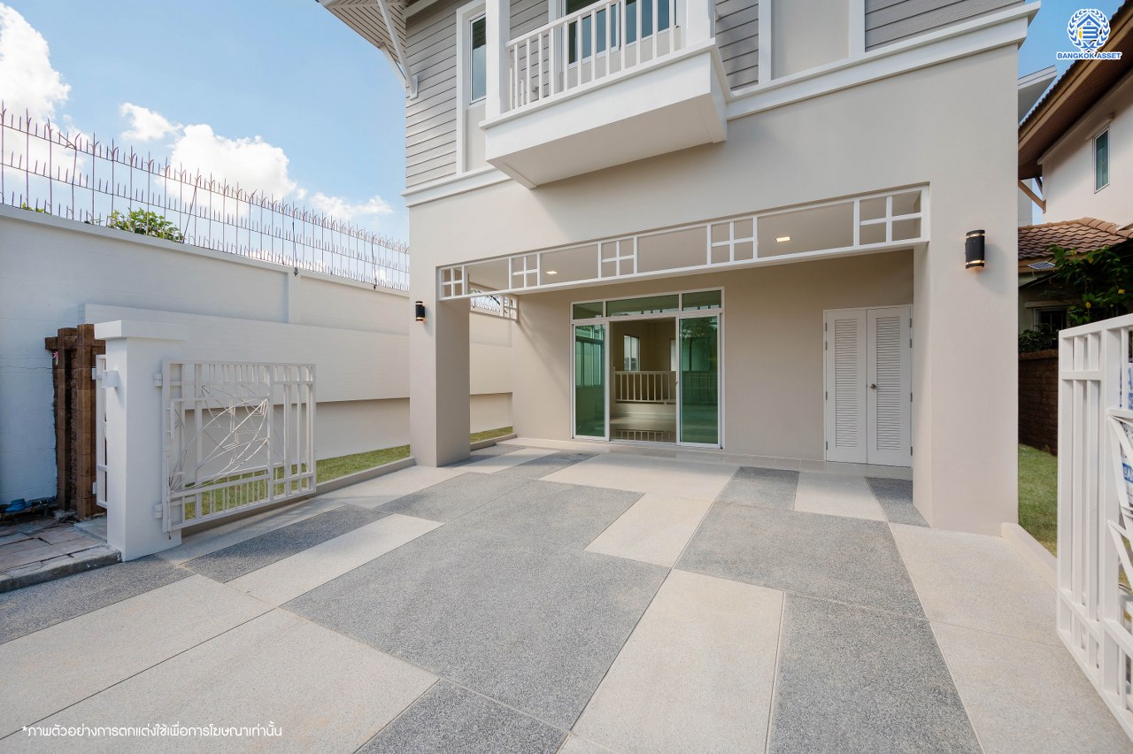 บ้านมือสองตกแต่งใหม่ โครงการ ปริญญดา เกษตร-นวมินทร์ หลังมุม เนื้อที่ 40.5 ตร.ว. ฟังก์ชัน 3 ห้องนอน 3 ห้องน้ำ 2 ที่จอดรถ บ้านทำเลเมือง การเดินทางสะดวกเชื่อมต่อถนนประเสริฐมนูกิจ ถนนรามอินทรา ถนนพหลโยธิน ใกล้เซ็นทรัล อีสต์วิลล์ โรงเรียนเลิศหล้า และใกล้จุดขึ้นทางด่วน "ฉลองรัช"